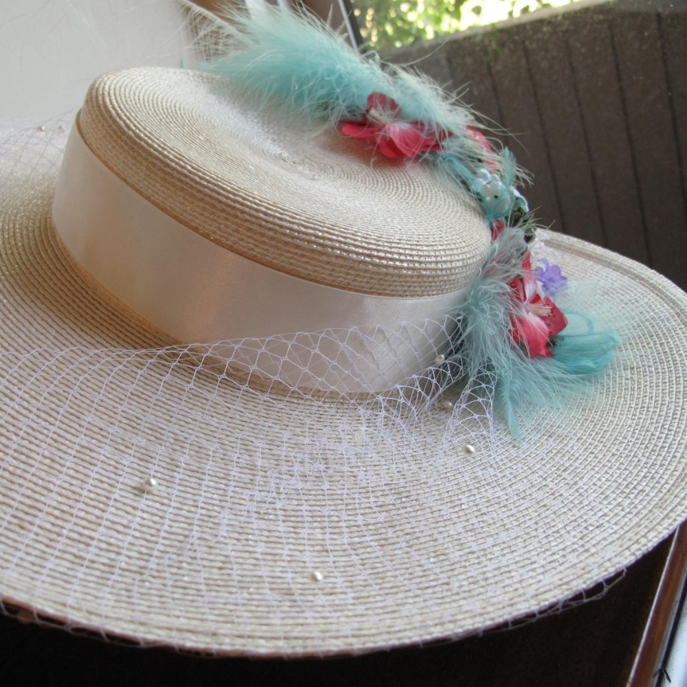 Fleur de Paris Women's Spring/Summer Straw Hat